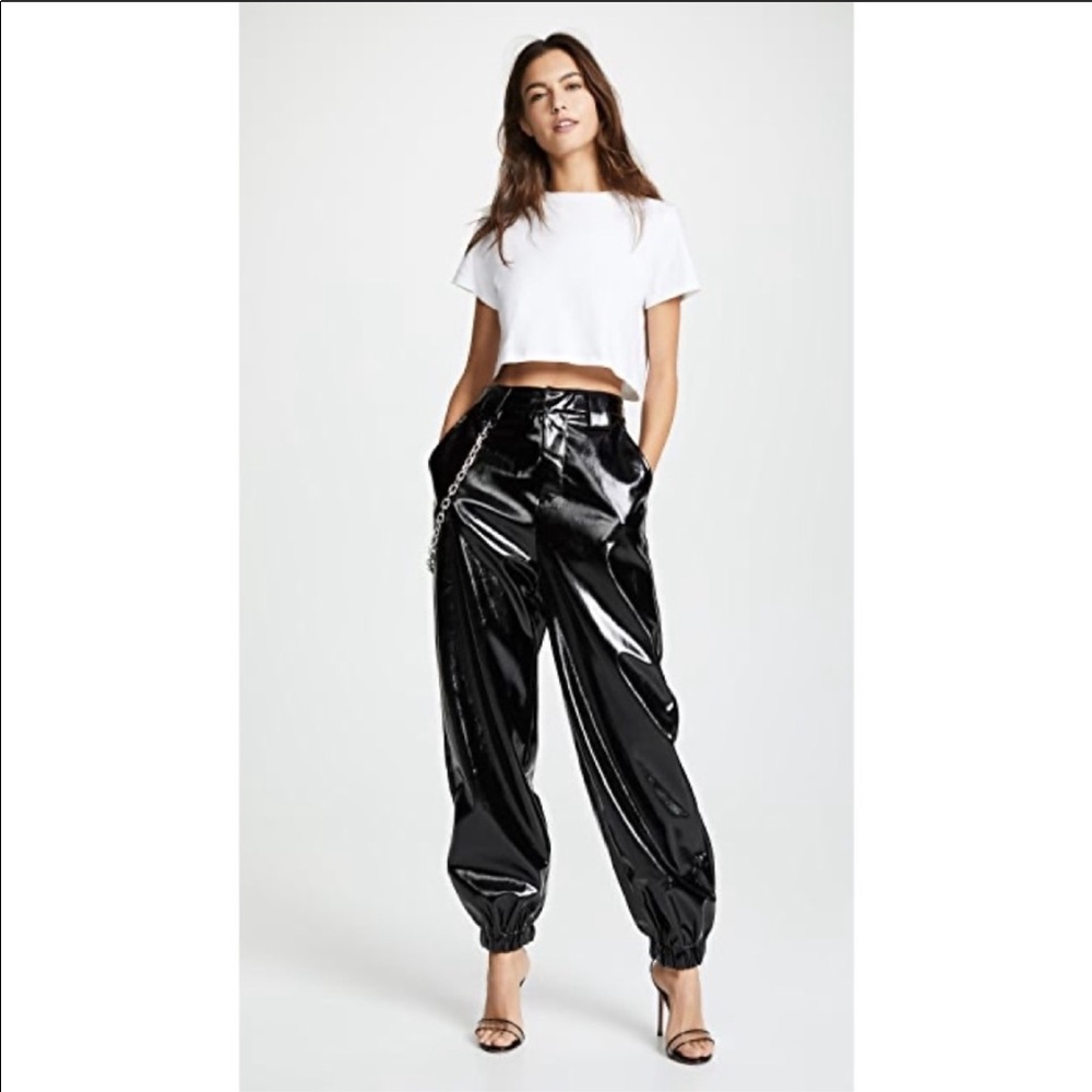 I.AM.GIA Cobain Pants in PVC Patent Black